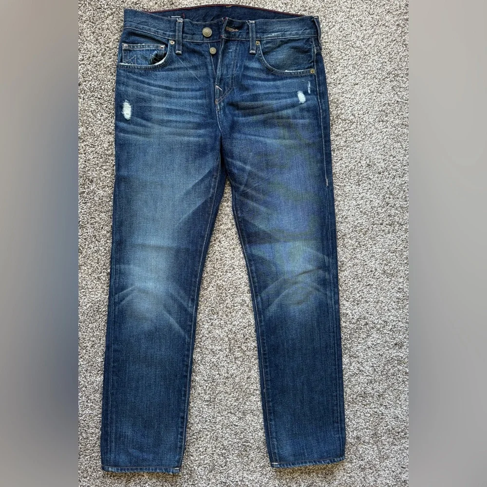 True Religion Dark Blue Slim Straight Jeans
